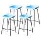 Modern Bar Stool Armless Plastic Indoor Barstool with Footrest Steel Base Blue 4 Piece Set Counter Stool(26"H) Clearhalo 'Bar Furniture' 'Bar Stools' 'bar_stools' 'furn' 'furn_bar_stools' 'furniture_bar_stools' 'Kitchen & Dining Furniture' 'kitchen&dining_furn' 'kitchen' 'kitchen_furn' Furniture' 4184062