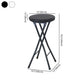 Modern Folding Armless Counter Stool Steel Living Room Bar Stool with Footrest Clearhalo 'Bar Furniture' 'Bar Stools' 'bar_stools' 'furn' 'furn_bar_stools' 'furniture_bar_stools' 'Kitchen & Dining Furniture' 'kitchen&dining_furn' 'kitchen' 'kitchen_furn' Furniture' 4184119