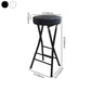 Modern Folding Armless Counter Stool Steel Living Room Bar Stool with Footrest Clearhalo 'Bar Furniture' 'Bar Stools' 'bar_stools' 'furn' 'furn_bar_stools' 'furniture_bar_stools' 'Kitchen & Dining Furniture' 'kitchen&dining_furn' 'kitchen' 'kitchen_furn' Furniture' 4184120