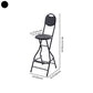 Modern Folding Armless Counter Stool Iron Cashier Bar Stool with Footrest Clearhalo 'Bar Furniture' 'Bar Stools' 'bar_stools' 'furn' 'furn_bar_stools' 'furniture_bar_stools' 'Kitchen & Dining Furniture' 'kitchen&dining_furn' 'kitchen' 'kitchen_furn' Furniture' 4184143