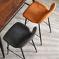 Coffee Shop Bar Stool Leather Armless Modern Distressed Counter Stools Clearhalo 'Bar Furniture' 'Bar Stools' 'bar_stools' 'furniture_bar_stools' 'Kitchen & Dining Furniture' 'kitchen&dining_furn' 'kitchen' 'kitchen_furn' Furniture' 4184214