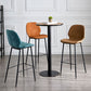 Coffee Shop Bar Stool Leather Armless Modern Distressed Counter Stools Clearhalo 'Bar Furniture' 'Bar Stools' 'bar_stools' 'furniture_bar_stools' 'Kitchen & Dining Furniture' 'kitchen&dining_furn' 'kitchen' 'kitchen_furn' Furniture' 4184222