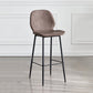 Coffee Shop Bar Stool Leather Armless Modern Distressed Counter Stools Violet 1 Piece Bar Stool(30"H) Clearhalo 'Bar Furniture' 'Bar Stools' 'bar_stools' 'furniture_bar_stools' 'Kitchen & Dining Furniture' 'kitchen&dining_furn' 'kitchen' 'kitchen_furn' Furniture' 4184227