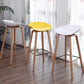 Modern Backrest Armless Counter Stool Wood Household Bar Stool with Plastic Seat Clearhalo 'Bar Furniture' 'Bar Stools' 'bar_stools' 'furn' 'furn_bar_stools' 'furniture_bar_stools' 'Kitchen & Dining Furniture' 'kitchen&dining_furn' 'kitchen' 'kitchen_furn' Furniture' 4184319