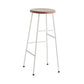 Round Modern Counter Bar Stool Armless Indoor Bar Stool with Footrest and Steel Base Clearhalo 'Bar Furniture' 'Bar Stools' 'bar_stools' 'furn' 'furn_bar_stools' 'furniture_bar_stools' 'Kitchen & Dining Furniture' 'kitchen&dining_furn' 'kitchen' 'kitchen_furn' Furniture' 4184372