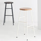 Round Modern Counter Bar Stool Armless Indoor Bar Stool with Footrest and Steel Base Clearhalo 'Bar Furniture' 'Bar Stools' 'bar_stools' 'furn' 'furn_bar_stools' 'furniture_bar_stools' 'Kitchen & Dining Furniture' 'kitchen&dining_furn' 'kitchen' 'kitchen_furn' Furniture' 4184386