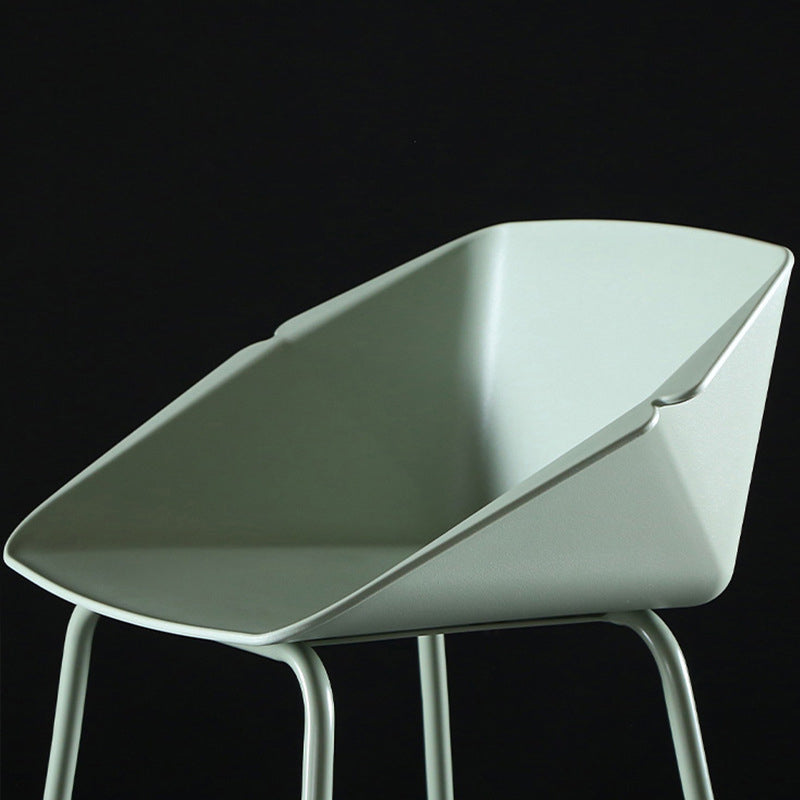 29-Inch Modern Counter Bar Stool Armless Plastic Indoor Bar Stool with Footrest Clearhalo 'Bar Furniture' 'Bar Stools' 'bar_stools' 'furn' 'furn_bar_stools' 'furniture_bar_stools' 'Kitchen & Dining Furniture' 'kitchen&dining_furn' 'kitchen' 'kitchen_furn' Furniture' 4184457