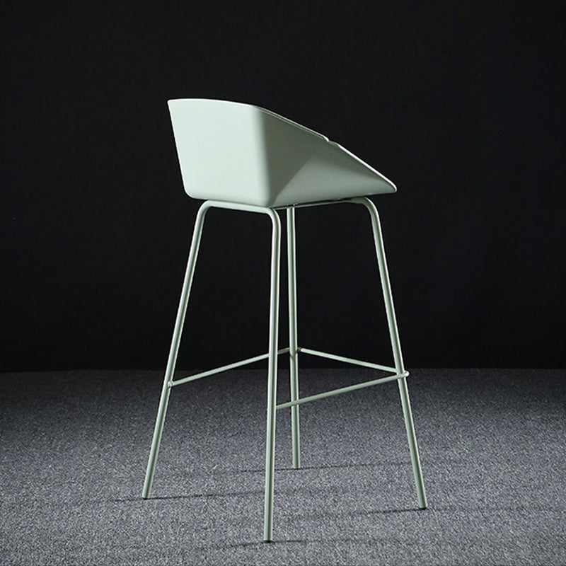 29-Inch Modern Counter Bar Stool Armless Plastic Indoor Bar Stool with Footrest Clearhalo 'Bar Furniture' 'Bar Stools' 'bar_stools' 'furn' 'furn_bar_stools' 'furniture_bar_stools' 'Kitchen & Dining Furniture' 'kitchen&dining_furn' 'kitchen' 'kitchen_furn' Furniture' 4184460