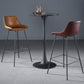 Modern Counter Bar Stool Armless Leather Indoor Bar Stool with Footrest Metal Base Clearhalo 'Bar Furniture' 'Bar Stools' 'bar_stools' 'furn' 'furn_bar_stools' 'furniture_bar_stools' 'Kitchen & Dining Furniture' 'kitchen&dining_furn' 'kitchen' 'kitchen_furn' Furniture' 4184478
