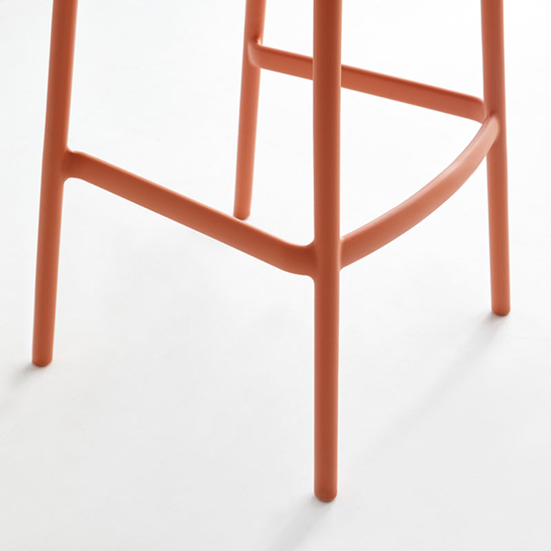 29-inch Modern Counter Bar Stool Armed Plastic Indoor Bar Stool with Footrest Clearhalo 'Bar Furniture' 'Bar Stools' 'bar_stools' 'furn' 'furn_bar_stools' 'furniture_bar_stools' 'Kitchen & Dining Furniture' 'kitchen&dining_furn' 'kitchen' 'kitchen_furn' Furniture' 4184513