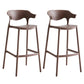 29-inch Modern Counter Bar Stool Armed Plastic Indoor Bar Stool with Footrest Coffee 2 Piece Set Clearhalo 'Bar Furniture' 'Bar Stools' 'bar_stools' 'furn' 'furn_bar_stools' 'furniture_bar_stools' 'Kitchen & Dining Furniture' 'kitchen&dining_furn' 'kitchen' 'kitchen_furn' Furniture' 4184529