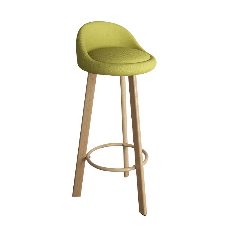 Modern Backrest Armless Counter Stool Steel Household Bar Stool with Cushion Clearhalo 'Bar Furniture' 'Bar Stools' 'bar_stools' 'furn' 'furn_bar_stools' 'furniture_bar_stools' 'Kitchen & Dining Furniture' 'kitchen&dining_furn' 'kitchen' 'kitchen_furn' Furniture' 4184541