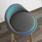 Modern Backrest Armless Counter Stool Steel Household Bar Stool with Cushion Clearhalo 'Bar Furniture' 'Bar Stools' 'bar_stools' 'furn' 'furn_bar_stools' 'furniture_bar_stools' 'Kitchen & Dining Furniture' 'kitchen&dining_furn' 'kitchen' 'kitchen_furn' Furniture' 4184543