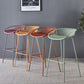 29-Inch Contemporary Bar Stool Armless Plastic Indoor Bar Stool with Iron Base Clearhalo 'Bar Furniture' 'Bar Stools' 'bar_stools' 'furn' 'furn_bar_stools' 'furniture_bar_stools' 'Kitchen & Dining Furniture' 'kitchen&dining_furn' 'kitchen' 'kitchen_furn' Furniture' 4184558