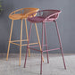 29-Inch Contemporary Bar Stool Armless Plastic Indoor Bar Stool with Iron Base Clearhalo 'Bar Furniture' 'Bar Stools' 'bar_stools' 'furn' 'furn_bar_stools' 'furniture_bar_stools' 'Kitchen & Dining Furniture' 'kitchen&dining_furn' 'kitchen' 'kitchen_furn' Furniture' 4184566