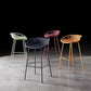 29-Inch Contemporary Bar Stool Armless Plastic Indoor Bar Stool with Iron Base Clearhalo 'Bar Furniture' 'Bar Stools' 'bar_stools' 'furn' 'furn_bar_stools' 'furniture_bar_stools' 'Kitchen & Dining Furniture' 'kitchen&dining_furn' 'kitchen' 'kitchen_furn' Furniture' 4184569