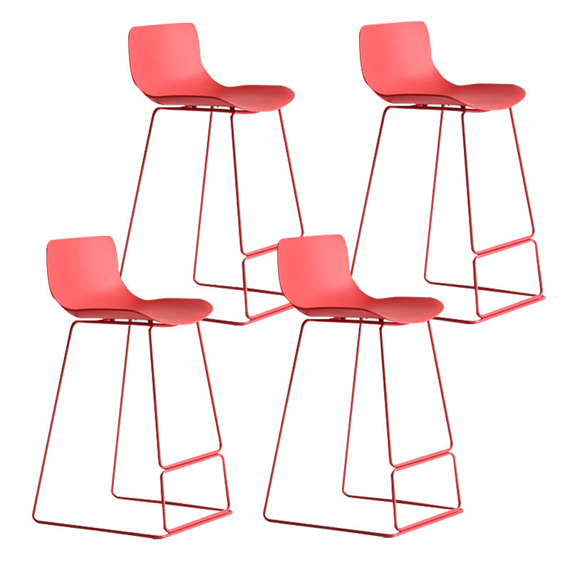 Bucket Footrest Bar & Counter Stool Indoor Plastic Modern Counter Bar Stool Clearhalo 'Bar Furniture' 'Bar Stools' 'bar_stools' 'furn' 'furn_bar_stools' 'furniture_bar_stools' 'Kitchen & Dining Furniture' 'kitchen&dining_furn' 'kitchen' 'kitchen_furn' Furniture' 4184585