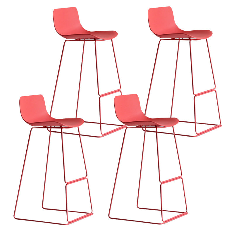 Bucket Footrest Bar & Counter Stool Indoor Plastic Modern Counter Bar Stool Clearhalo 'Bar Furniture' 'Bar Stools' 'bar_stools' 'furn' 'furn_bar_stools' 'furniture_bar_stools' 'Kitchen & Dining Furniture' 'kitchen&dining_furn' 'kitchen' 'kitchen_furn' Furniture' 4184587