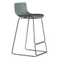 Bucket Footrest Bar & Counter Stool Indoor Plastic Modern Counter Bar Stool Green 1 Piece Counter Stool (24"H) Clearhalo 'Bar Furniture' 'Bar Stools' 'bar_stools' 'furn' 'furn_bar_stools' 'furniture_bar_stools' 'Kitchen & Dining Furniture' 'kitchen&dining_furn' 'kitchen' 'kitchen_furn' Furniture' 4184612
