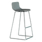 Bucket Footrest Bar & Counter Stool Indoor Plastic Modern Counter Bar Stool Green 1 Piece Bar Stool(30"H) Clearhalo 'Bar Furniture' 'Bar Stools' 'bar_stools' 'furn' 'furn_bar_stools' 'furniture_bar_stools' 'Kitchen & Dining Furniture' 'kitchen&dining_furn' 'kitchen' 'kitchen_furn' Furniture' 4184614