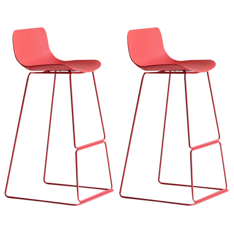 Bucket Footrest Bar & Counter Stool Indoor Plastic Modern Counter Bar Stool Clearhalo 'Bar Furniture' 'Bar Stools' 'bar_stools' 'furn' 'furn_bar_stools' 'furniture_bar_stools' 'Kitchen & Dining Furniture' 'kitchen&dining_furn' 'kitchen' 'kitchen_furn' Furniture' 4184625