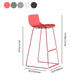 Bucket Footrest Bar & Counter Stool Indoor Plastic Modern Counter Bar Stool Clearhalo 'Bar Furniture' 'Bar Stools' 'bar_stools' 'furn' 'furn_bar_stools' 'furniture_bar_stools' 'Kitchen & Dining Furniture' 'kitchen&dining_furn' 'kitchen' 'kitchen_furn' Furniture' 4184635