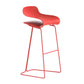 Low Back Footrest Counter Stool Saddle Seat Modern Counter Chair for Bar Red Bar Stool(30"H) Clearhalo 'Bar Furniture' 'Bar Stools' 'bar_stools' 'furn' 'furn_bar_stools' 'furniture_bar_stools' 'Kitchen & Dining Furniture' 'kitchen&dining_furn' 'kitchen' 'kitchen_furn' Furniture' 4184687