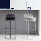 Low Back Footrest Counter Stool Saddle Seat Modern Counter Chair for Bar Clearhalo 'Bar Furniture' 'Bar Stools' 'bar_stools' 'furn' 'furn_bar_stools' 'furniture_bar_stools' 'Kitchen & Dining Furniture' 'kitchen&dining_furn' 'kitchen' 'kitchen_furn' Furniture' 4184701