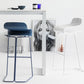 Low Back Footrest Counter Stool Saddle Seat Modern Counter Chair for Bar Clearhalo 'Bar Furniture' 'Bar Stools' 'bar_stools' 'furn' 'furn_bar_stools' 'furniture_bar_stools' 'Kitchen & Dining Furniture' 'kitchen&dining_furn' 'kitchen' 'kitchen_furn' Furniture' 4184706