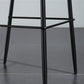 Modern Backrest Armless Counter Stool Iron Balcony Bar Stool with Leather Cushion Clearhalo 'Bar Furniture' 'Bar Stools' 'bar_stools' 'furn' 'furn_bar_stools' 'furniture_bar_stools' 'Kitchen & Dining Furniture' 'kitchen&dining_furn' 'kitchen' 'kitchen_furn' Furniture' 4184725