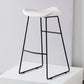 Leather Counter Stool Modern Backless Footrest Saddle Seat Bar Stool for Bar Clearhalo 'Bar Furniture' 'Bar Stools' 'bar_stools' 'furn' 'furn_bar_stools' 'furniture_bar_stools' 'Kitchen & Dining Furniture' 'kitchen&dining_furn' 'kitchen' 'kitchen_furn' Furniture' 4184743