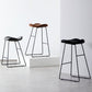 Leather Counter Stool Modern Backless Footrest Saddle Seat Bar Stool for Bar Clearhalo 'Bar Furniture' 'Bar Stools' 'bar_stools' 'furn' 'furn_bar_stools' 'furniture_bar_stools' 'Kitchen & Dining Furniture' 'kitchen&dining_furn' 'kitchen' 'kitchen_furn' Furniture' 4184747