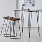 Leather Counter Stool Modern Backless Footrest Saddle Seat Bar Stool for Bar Clearhalo 'Bar Furniture' 'Bar Stools' 'bar_stools' 'furn' 'furn_bar_stools' 'furniture_bar_stools' 'Kitchen & Dining Furniture' 'kitchen&dining_furn' 'kitchen' 'kitchen_furn' Furniture' 4184759
