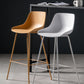 Contemporary Macaroon Counter Stools Armless Plastic Indoor Bar Stool with Iron Base Clearhalo 'Bar Furniture' 'Bar Stools' 'bar_stools' 'furn' 'furn_bar_stools' 'furniture_bar_stools' 'Kitchen & Dining Furniture' 'kitchen&dining_furn' 'kitchen' 'kitchen_furn' Furniture' 4184793