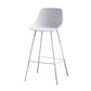 Contemporary Macaroon Counter Stools Armless Plastic Indoor Bar Stool with Iron Base White 1 Piece Clearhalo 'Bar Furniture' 'Bar Stools' 'bar_stools' 'furn' 'furn_bar_stools' 'furniture_bar_stools' 'Kitchen & Dining Furniture' 'kitchen&dining_furn' 'kitchen' 'kitchen_furn' Furniture' 4184800