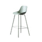 Contemporary Macaroon Counter Stools Armless Plastic Indoor Bar Stool with Iron Base Clearhalo 'Bar Furniture' 'Bar Stools' 'bar_stools' 'furn' 'furn_bar_stools' 'furniture_bar_stools' 'Kitchen & Dining Furniture' 'kitchen&dining_furn' 'kitchen' 'kitchen_furn' Furniture' 4184801