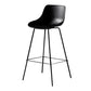 Contemporary Macaroon Counter Stools Armless Plastic Indoor Bar Stool with Iron Base Black 1 Piece Clearhalo 'Bar Furniture' 'Bar Stools' 'bar_stools' 'furn' 'furn_bar_stools' 'furniture_bar_stools' 'Kitchen & Dining Furniture' 'kitchen&dining_furn' 'kitchen' 'kitchen_furn' Furniture' 4184822