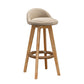 Contemporary Fabric Bar Stools 33.5-inch Natural Counter Chair with Cushion Beige 1 Piece Clearhalo 'Bar Furniture' 'Bar Stools' 'bar_stools' 'furn' 'furn_bar_stools' 'furniture_bar_stools' 'Kitchen & Dining Furniture' 'kitchen&dining_furn' 'kitchen' 'kitchen_furn' Furniture' 4184914