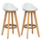 Contemporary Fabric Bar Stools 33.5-inch Natural Counter Chair with Cushion White 2 Piece Set Clearhalo 'Bar Furniture' 'Bar Stools' 'bar_stools' 'furn' 'furn_bar_stools' 'furniture_bar_stools' 'Kitchen & Dining Furniture' 'kitchen&dining_furn' 'kitchen' 'kitchen_furn' Furniture' 4184930