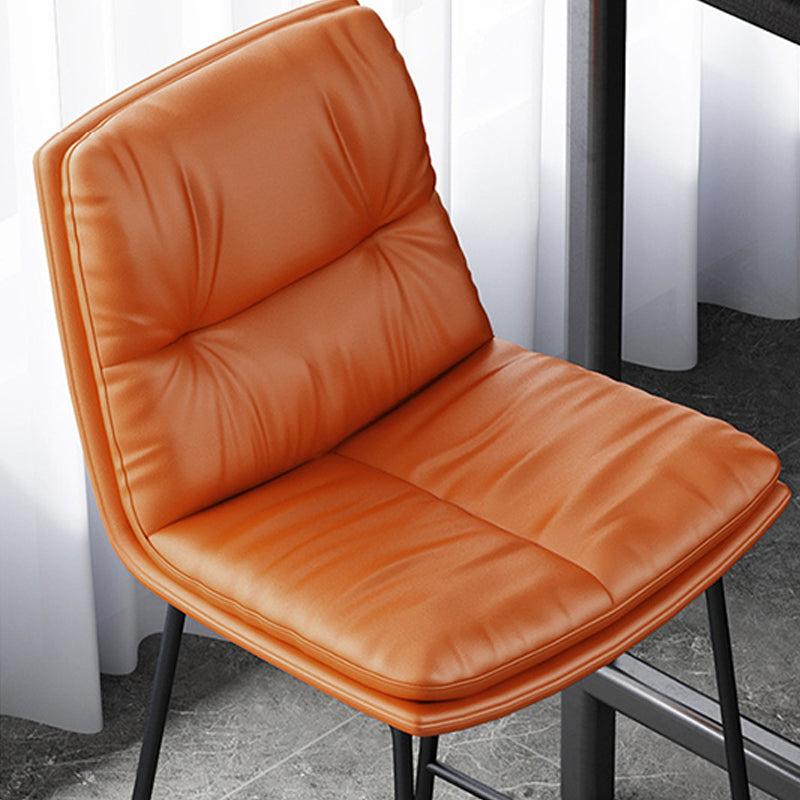 Contemporary Leather Bar Stools Indoor Antique Finish Bar Stool Clearhalo 'Bar Furniture' 'Bar Stools' 'bar_stools' 'furn' 'furn_bar_stools' 'furniture_bar_stools' 'Kitchen & Dining Furniture' 'kitchen&dining_furn' 'kitchen' 'kitchen_furn' Furniture' 4184952