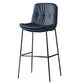 Contemporary Leather Bar Stools Indoor Antique Finish Bar Stool Blue Clearhalo 'Bar Furniture' 'Bar Stools' 'bar_stools' 'furn' 'furn_bar_stools' 'furniture_bar_stools' 'Kitchen & Dining Furniture' 'kitchen&dining_furn' 'kitchen' 'kitchen_furn' Furniture' 4184962