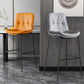 Contemporary Leather Bar Stools Indoor Antique Finish Bar Stool Clearhalo 'Bar Furniture' 'Bar Stools' 'bar_stools' 'furn' 'furn_bar_stools' 'furniture_bar_stools' 'Kitchen & Dining Furniture' 'kitchen&dining_furn' 'kitchen' 'kitchen_furn' Furniture' 4184963