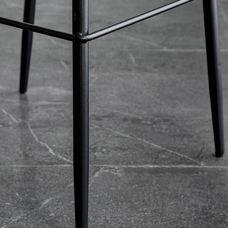 Contemporary Faux Leather Bar Stool 41.5" Indoor Barstool (Set of 2) Clearhalo 'Bar Furniture' 'Bar Stools' 'bar_stools' 'furn' 'furn_bar_stools' 'furniture_bar_stools' 'Kitchen & Dining Furniture' 'kitchen&dining_furn' 'kitchen' 'kitchen_furn' Furniture' 4184981