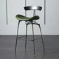 Contemporary Faux Leather Bar Stool 39" Indoor Stool with Metal Base Clearhalo 'Bar Furniture' 'Bar Stools' 'bar_stools' 'furn' 'furn_bar_stools' 'furniture_bar_stools' 'Kitchen & Dining Furniture' 'kitchen&dining_furn' 'kitchen' 'kitchen_furn' Furniture' 4184995