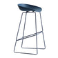 Modern Plastic Counter & Bar Stool Bucket Footrest Stool for Coffee Shop Blue 1 Piece Bar Stool(30"H) Clearhalo 'Bar Furniture' 'Bar Stools' 'bar_stools' 'furn' 'furn_bar_stools' 'furniture_bar_stools' 'Kitchen & Dining Furniture' 'kitchen&dining_furn' 'kitchen' 'kitchen_furn' Furniture' 4185184