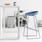 Modern Plastic Counter & Bar Stool Bucket Footrest Stool for Coffee Shop Clearhalo 'Bar Furniture' 'Bar Stools' 'bar_stools' 'furn' 'furn_bar_stools' 'furniture_bar_stools' 'Kitchen & Dining Furniture' 'kitchen&dining_furn' 'kitchen' 'kitchen_furn' Furniture' 4185194