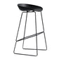 Modern Plastic Counter & Bar Stool Bucket Footrest Stool for Coffee Shop Black 1 Piece Clearhalo 'Bar Furniture' 'Bar Stools' 'bar_stools' 'furn' 'furn_bar_stools' 'furniture_bar_stools' 'Kitchen & Dining Furniture' 'kitchen&dining_furn' 'kitchen' 'kitchen_furn' Furniture' 4185195