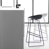 Modern Plastic Counter & Bar Stool Bucket Footrest Stool for Coffee Shop Clearhalo 'Bar Furniture' 'Bar Stools' 'bar_stools' 'furn' 'furn_bar_stools' 'furniture_bar_stools' 'Kitchen & Dining Furniture' 'kitchen&dining_furn' 'kitchen' 'kitchen_furn' Furniture' 4185196