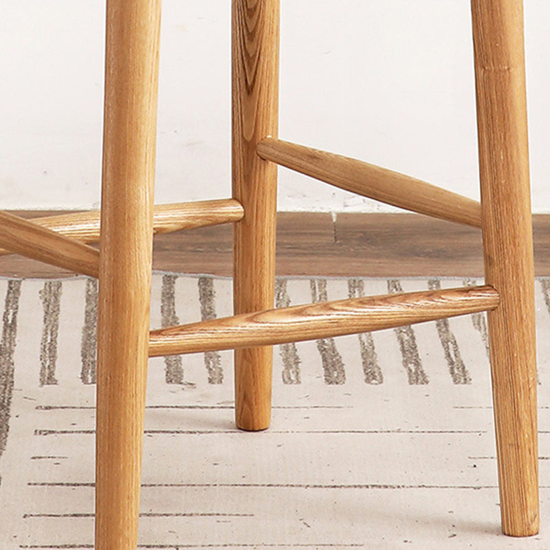 Contemporary Counter & Bar Stool Armless Wood Indoor Bar Stool with Footrest Clearhalo 'Bar Furniture' 'Bar Stools' 'bar_stools' 'furn' 'furn_bar_stools' 'furniture_bar_stools' 'Kitchen & Dining Furniture' 'kitchen&dining_furn' 'kitchen' 'kitchen_furn' Furniture' 4186048