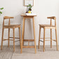 Contemporary Counter & Bar Stool Armless Wood Indoor Bar Stool with Footrest Clearhalo 'Bar Furniture' 'Bar Stools' 'bar_stools' 'furn' 'furn_bar_stools' 'furniture_bar_stools' 'Kitchen & Dining Furniture' 'kitchen&dining_furn' 'kitchen' 'kitchen_furn' Furniture' 4186050